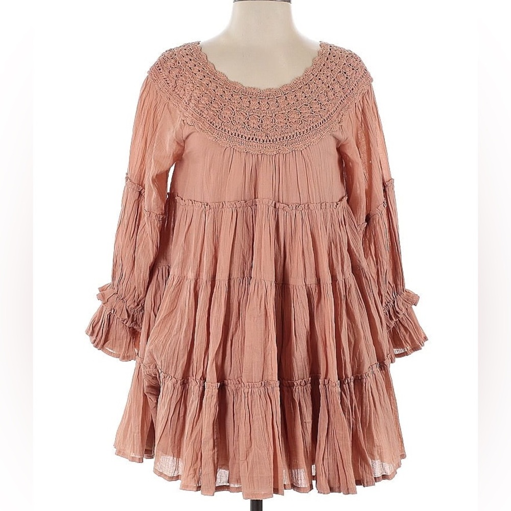 Free People Pink Mini Dress
